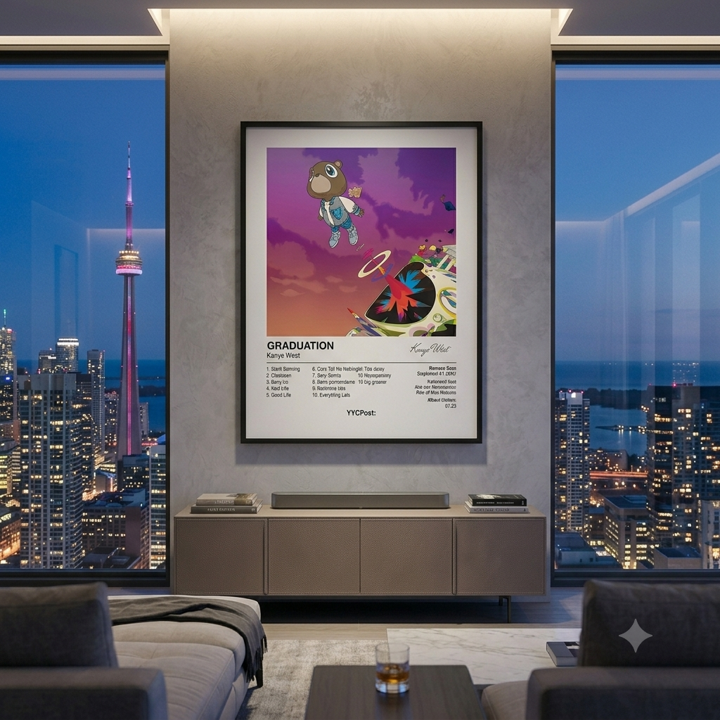 Kanye West — Graduation Framed Album Poster
