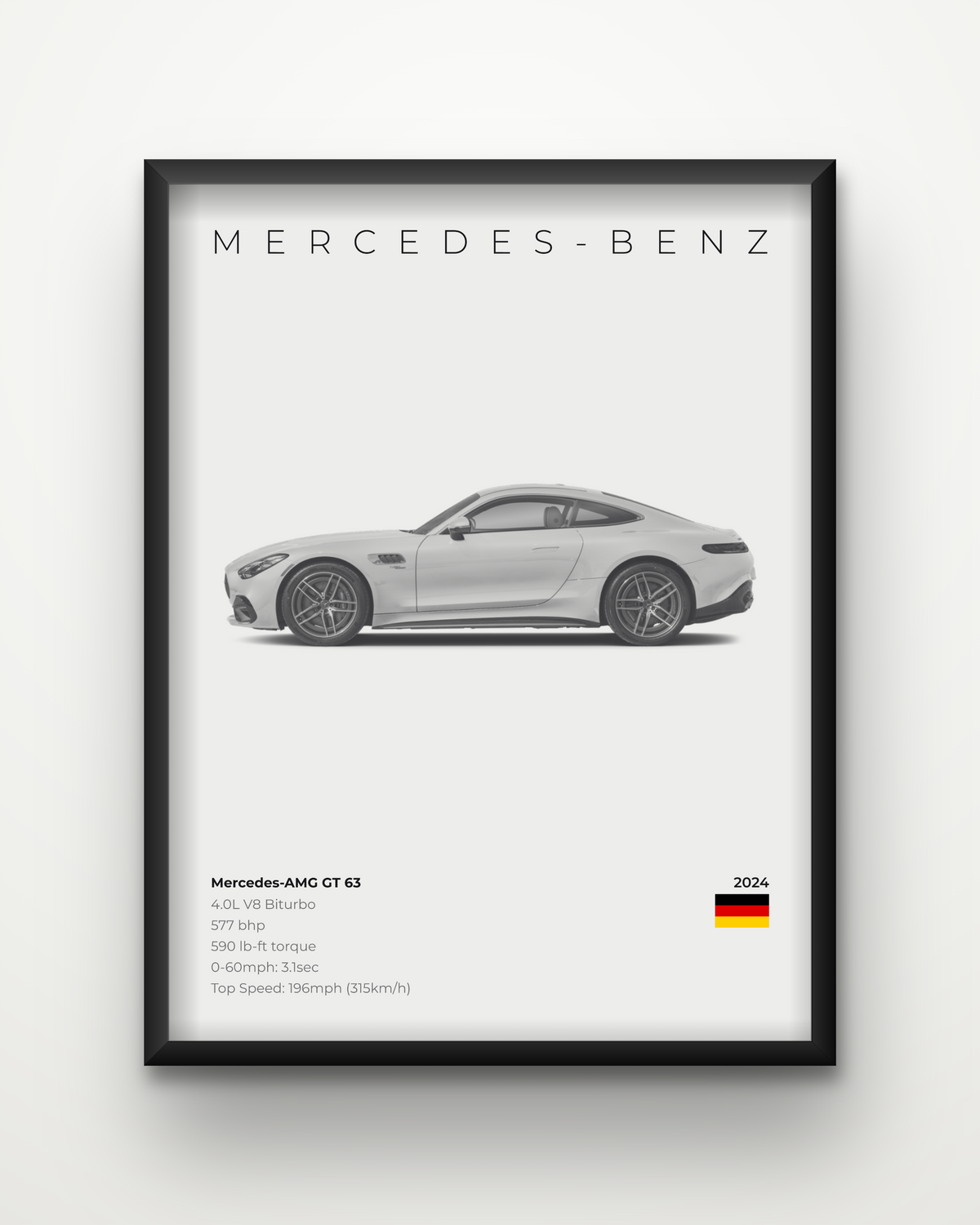 Mercedes-AMG GT 63 Poster (2024)